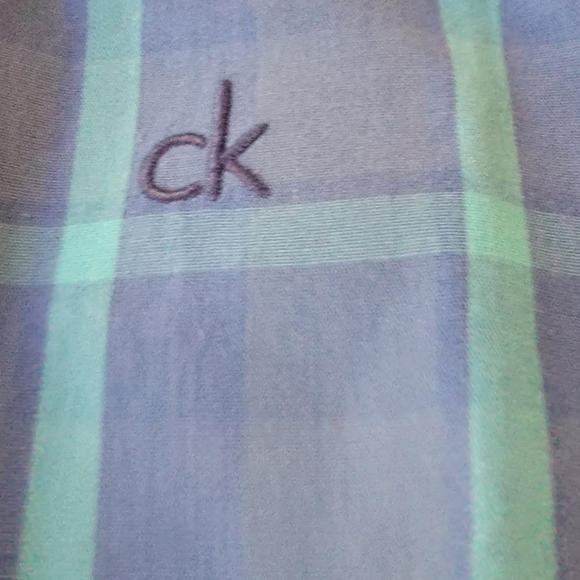 Blue Calvin Klein button down - Picture 3 of 6